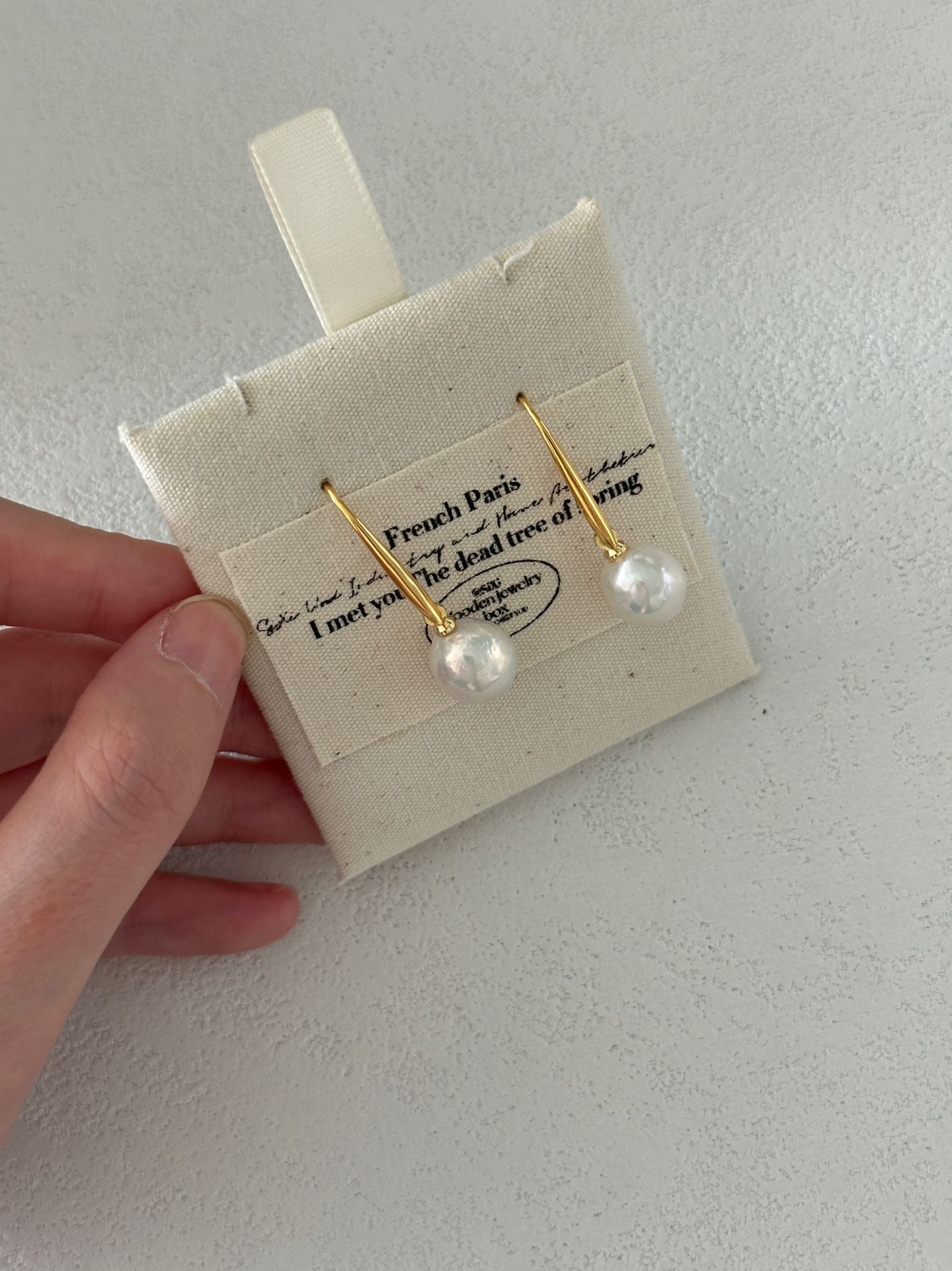 Baroque Pearl Earrings - Natural Irregular Pearl Drop Earrings