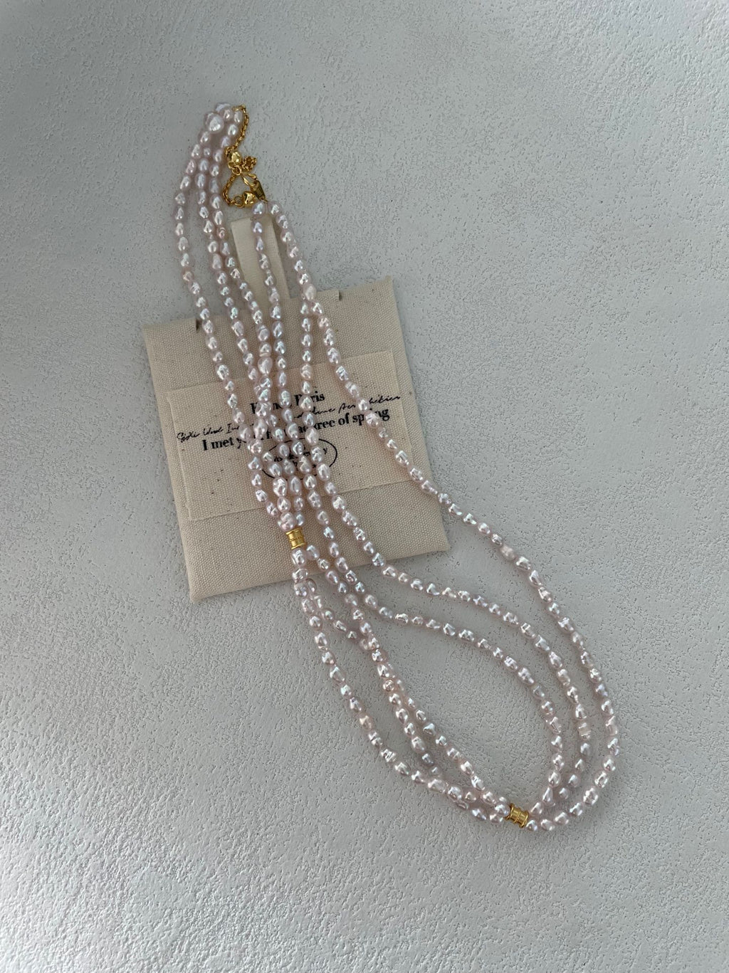 Blush Pink Pearl Necklace