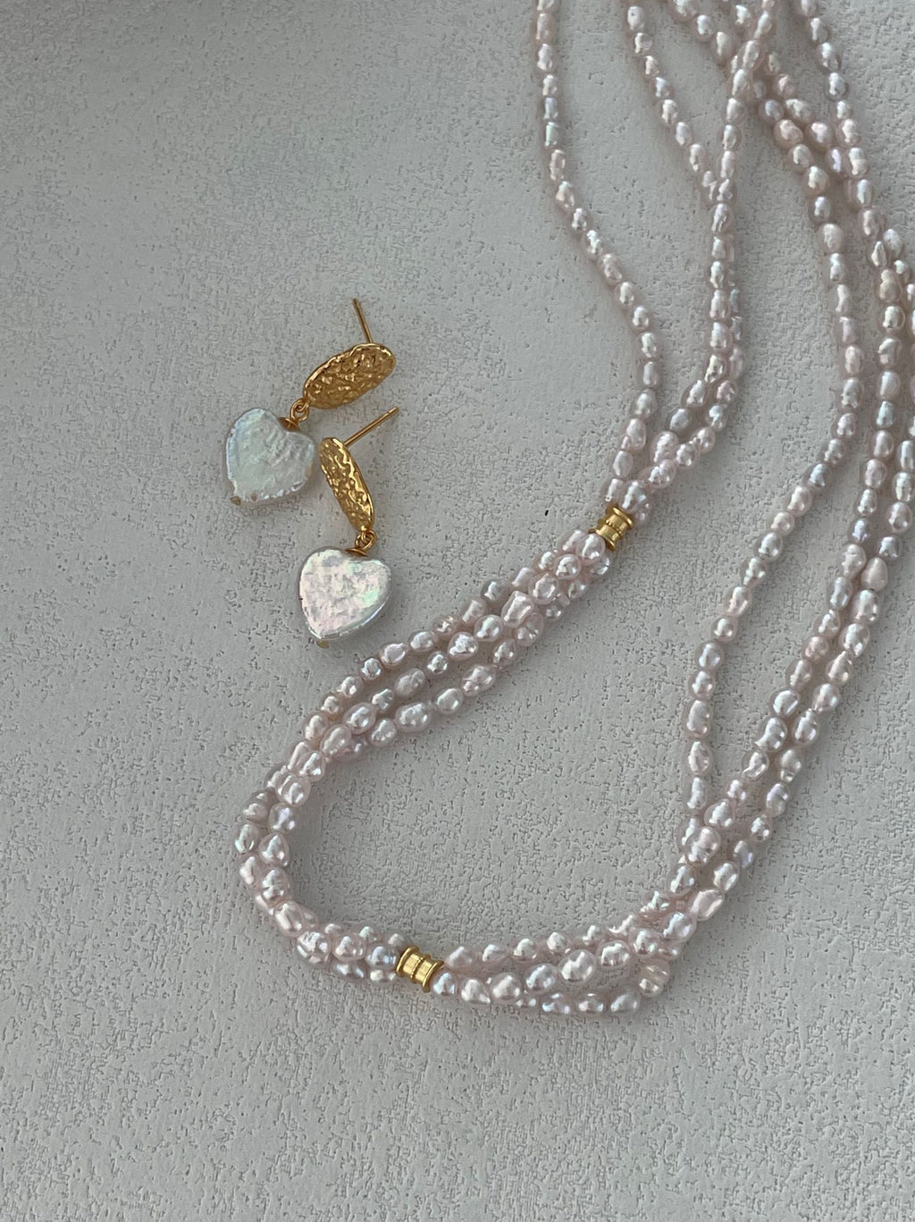 Blush Pink Pearl Necklace